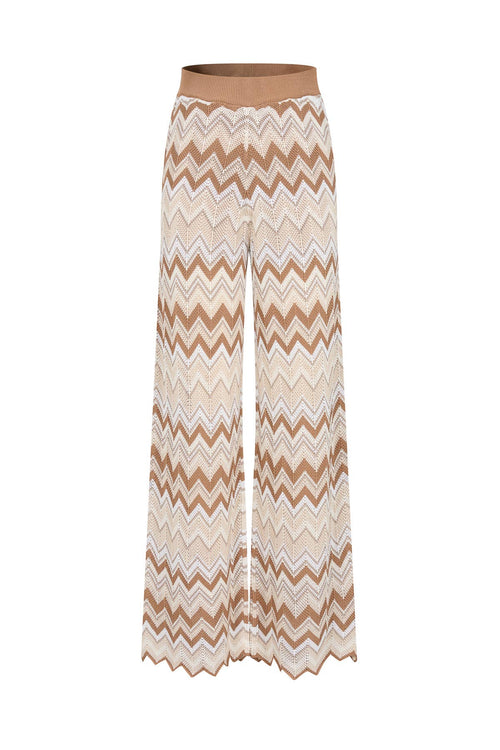 Serene Knit Pants Brown