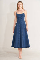 Amalia Midi Dress Indigo