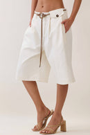 Ciara Bermuda Shorts Off White