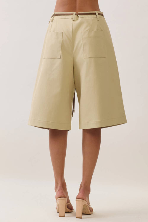 Ciara Bermuda Shorts Khaki