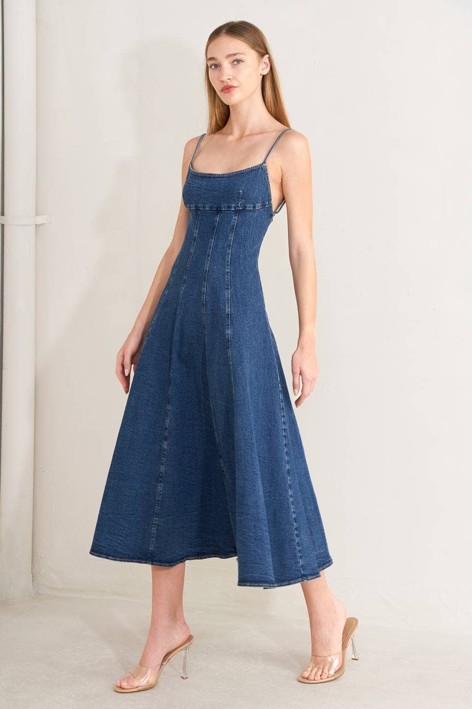 Amalia Midi Dress Indigo