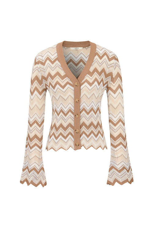 Serene Knit Cardigan Brown