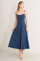 Amalia Midi Dress Indigo