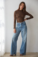 Elara Top Dark Brown