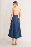 Amalia Midi Dress Indigo