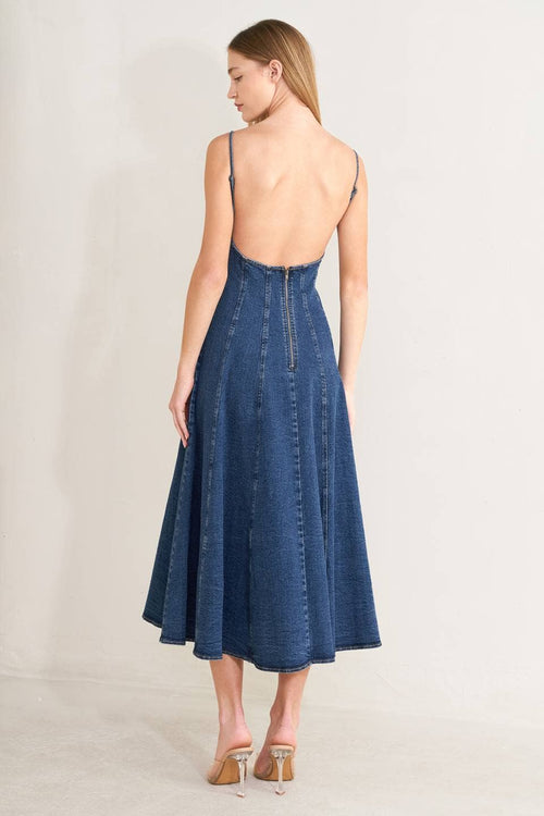 Amalia Midi Dress Indigo