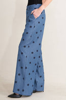 Polka Dot Denim Pant