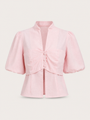 Aura Top Lino Rose