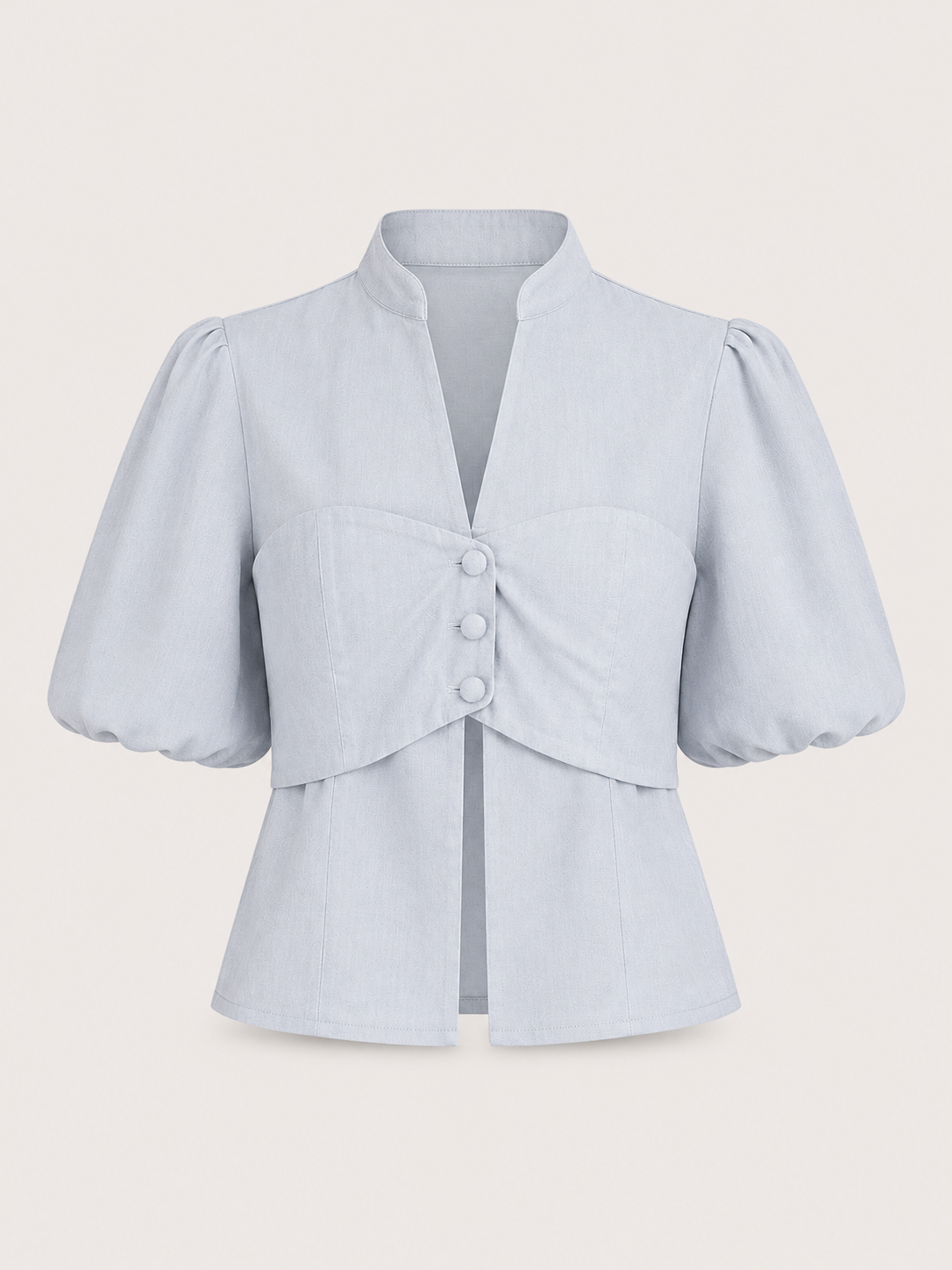 Aura Top Lino Gray