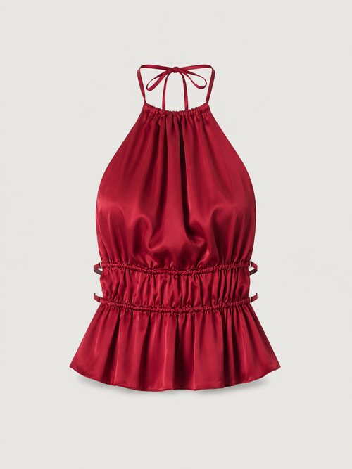 Nue Top Burgundy