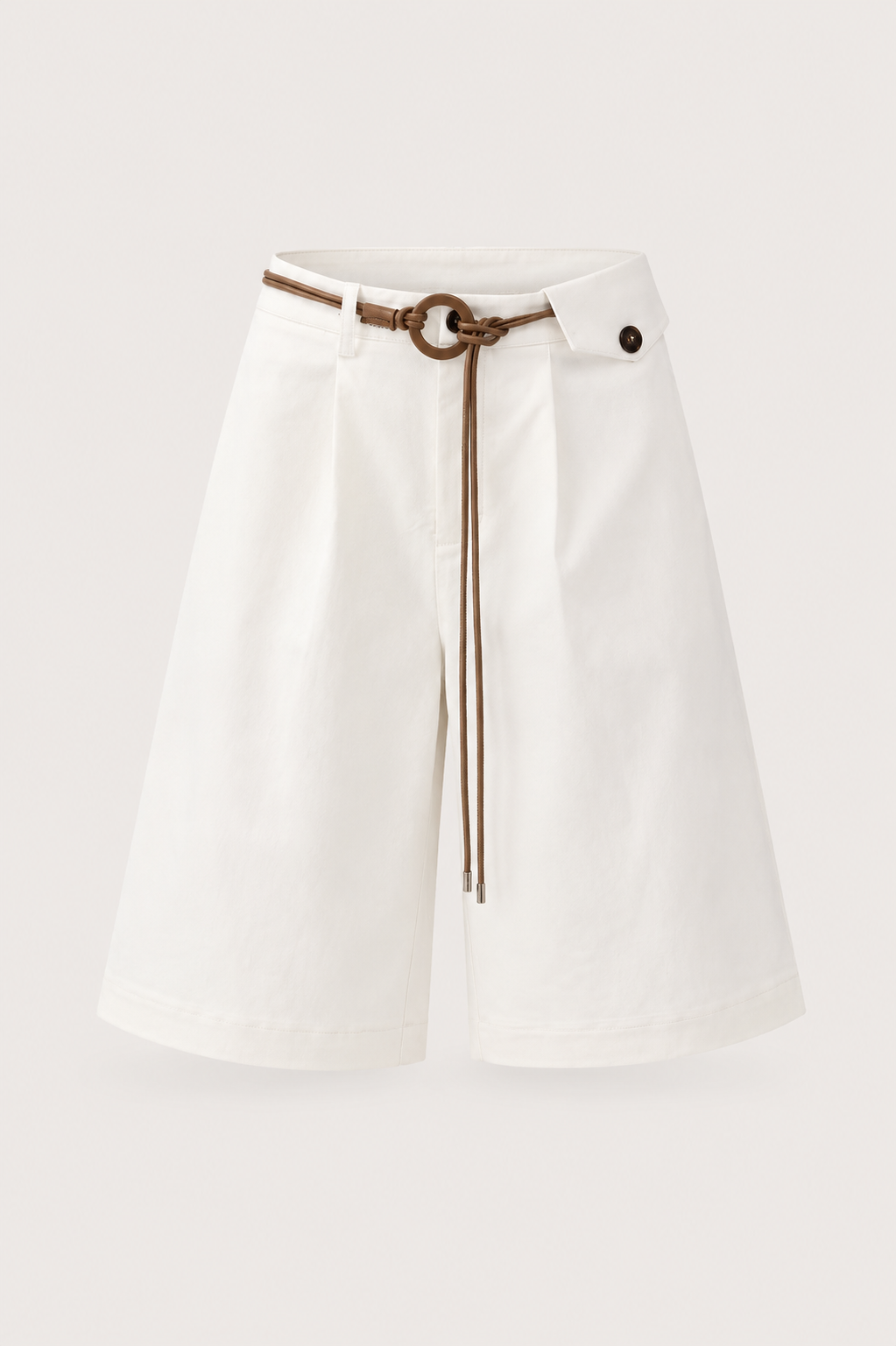 Ciara Bermuda Shorts Off White