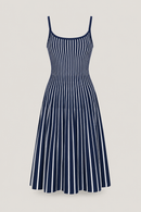 Elodie Knit Midi Dress Navy