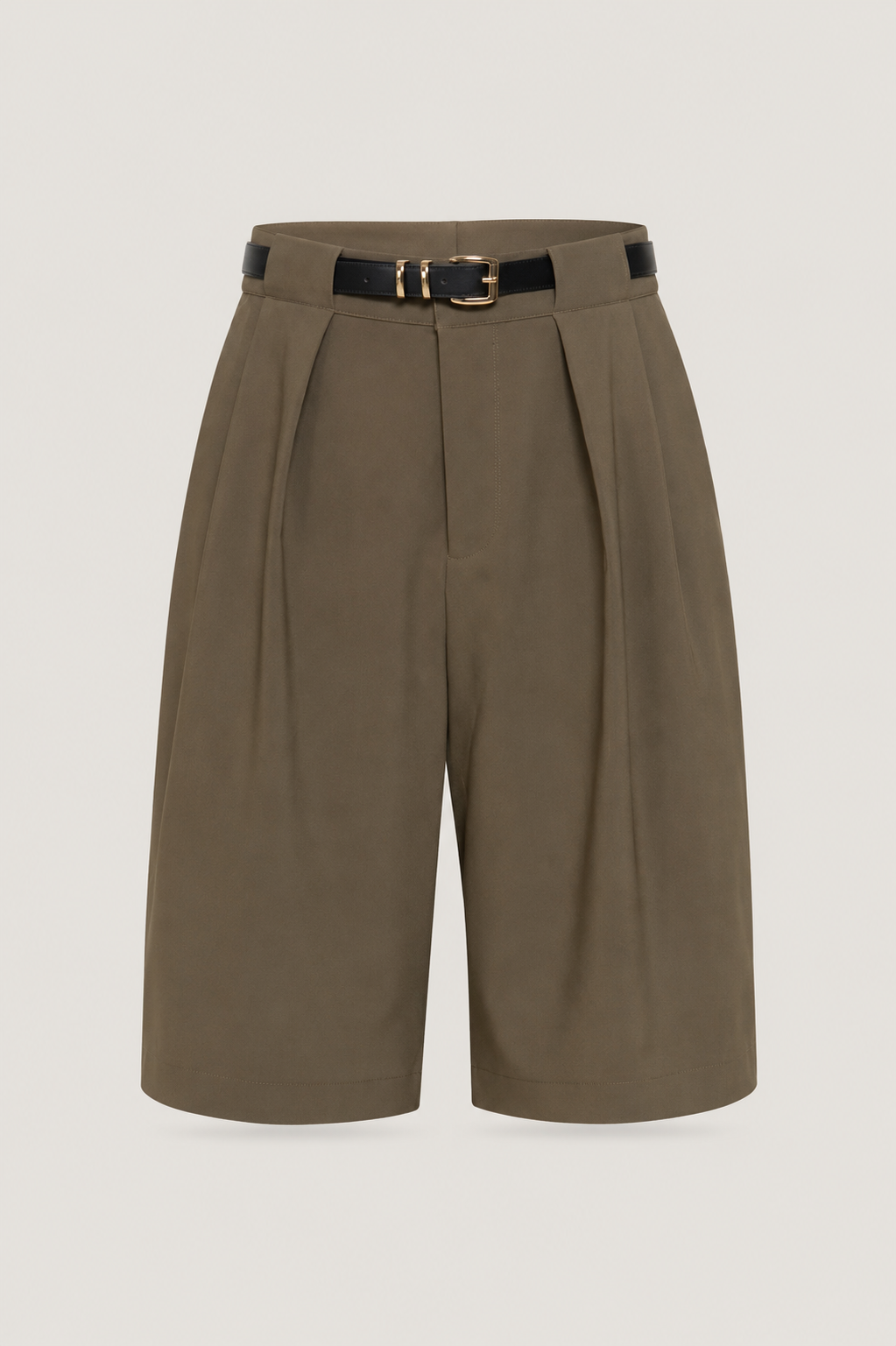 Riviera Belted Bermuda Short Olive