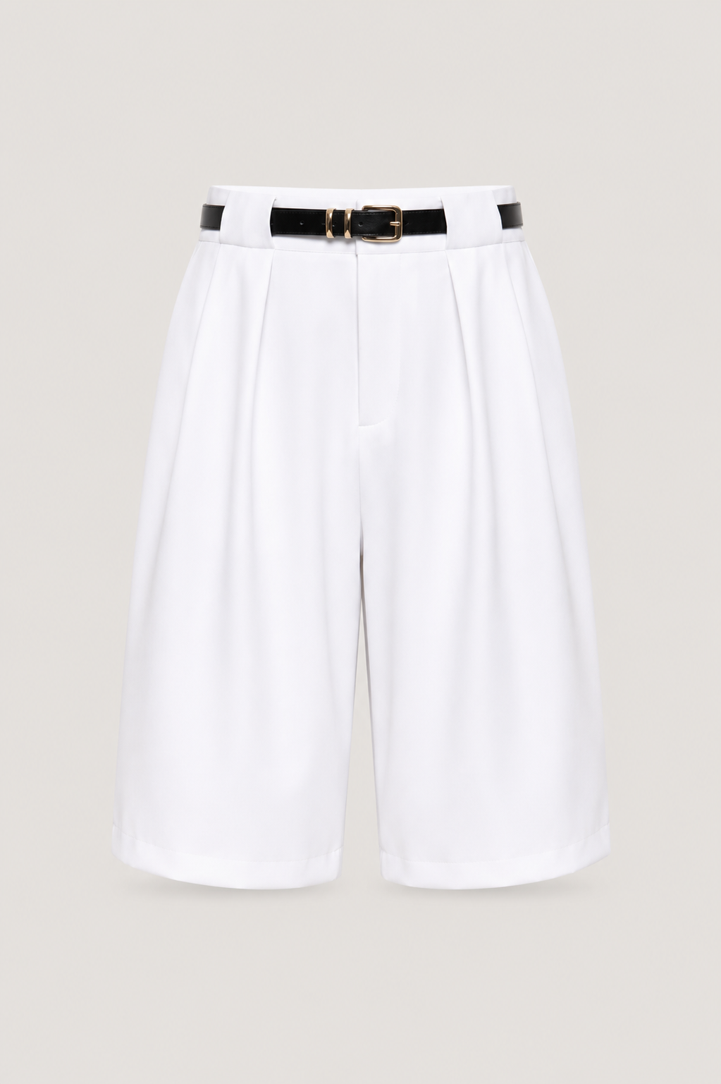 Riviera Belted Bermuda Short White