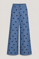 Indigo Polka Dot Pant