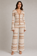 Serene Knit Pants Brown