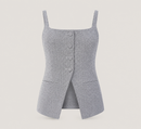 Margot Tailored Vest Gray