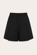 Blaire Pleated Shorts Black
