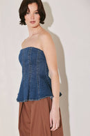 Vera Denim Top Indigo