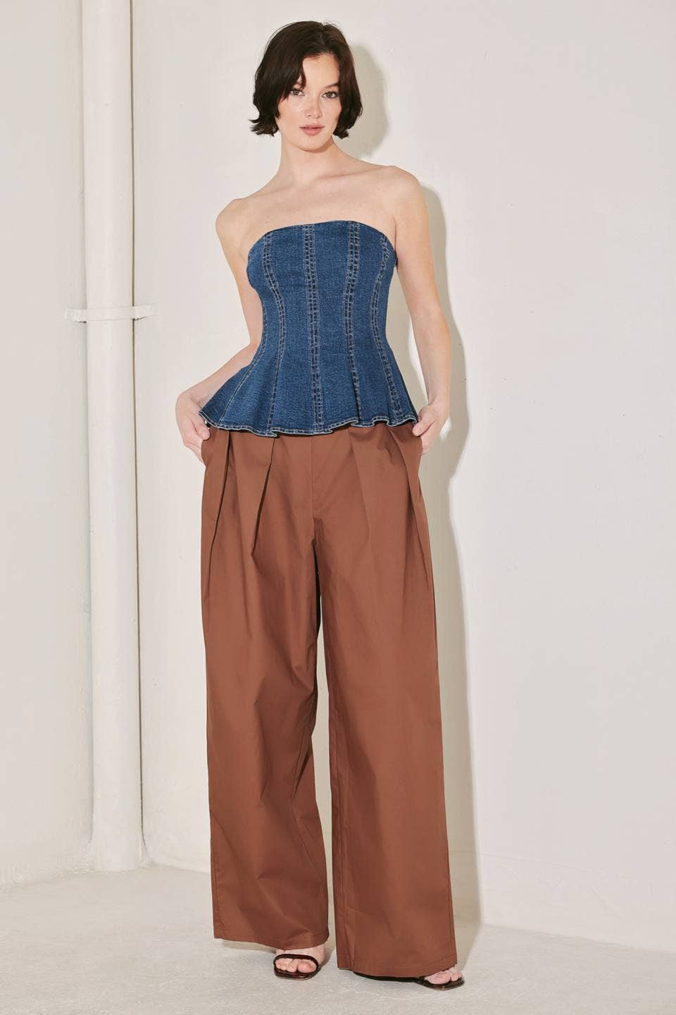 Vera Denim Top Indigo