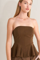 Tube Top Brown