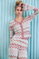 Serene Knit Cardigan Brown