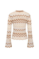 Serene Knit Cardigan Brown