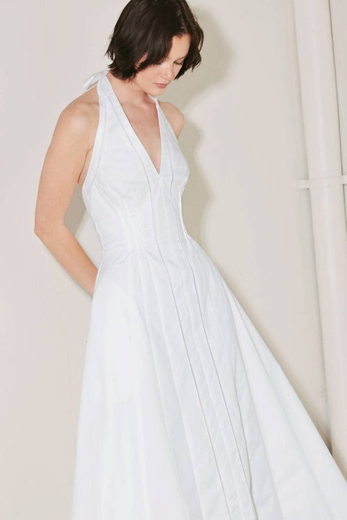 Marilyn Midi Dress White