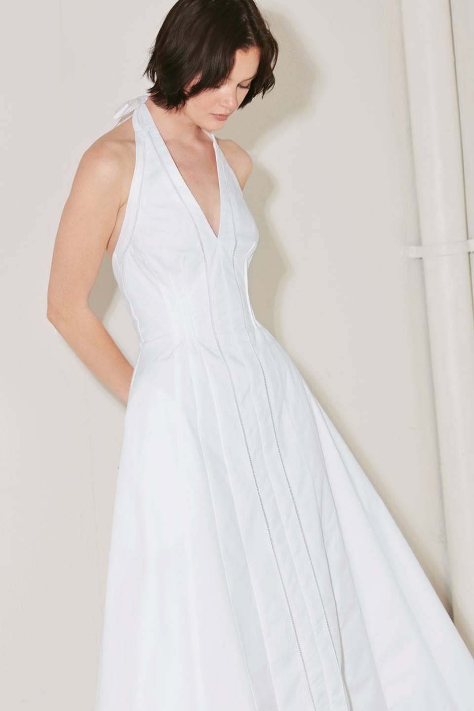 Marilyn Midi Dress White
