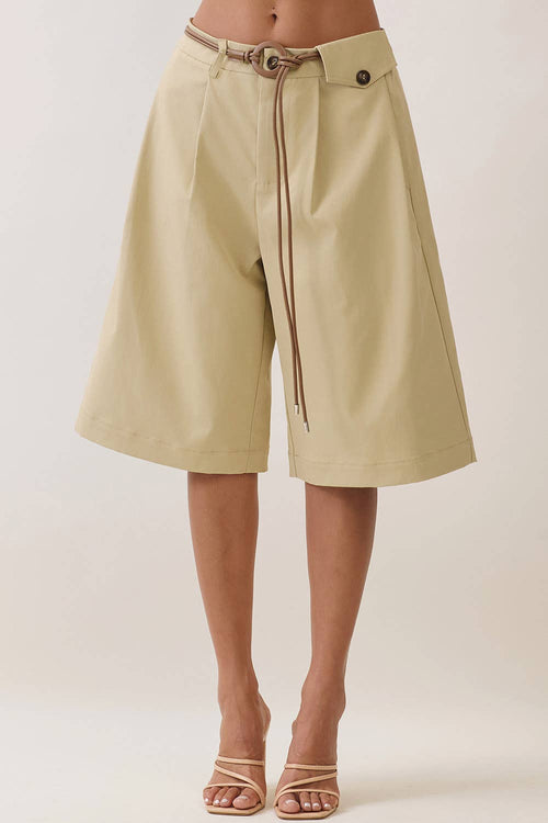 Ciara Bermuda Shorts Khaki